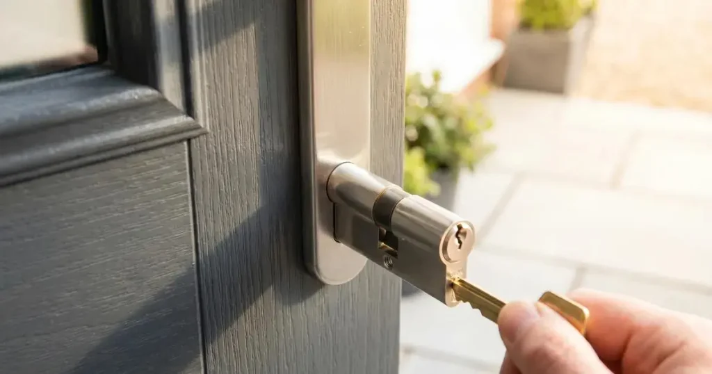High-security front door lock upgrade in Hayes by KwikFix Locksmiths