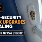 High-security lock upgrade on a uPVC door by KwikFix Locksmiths in Ealing