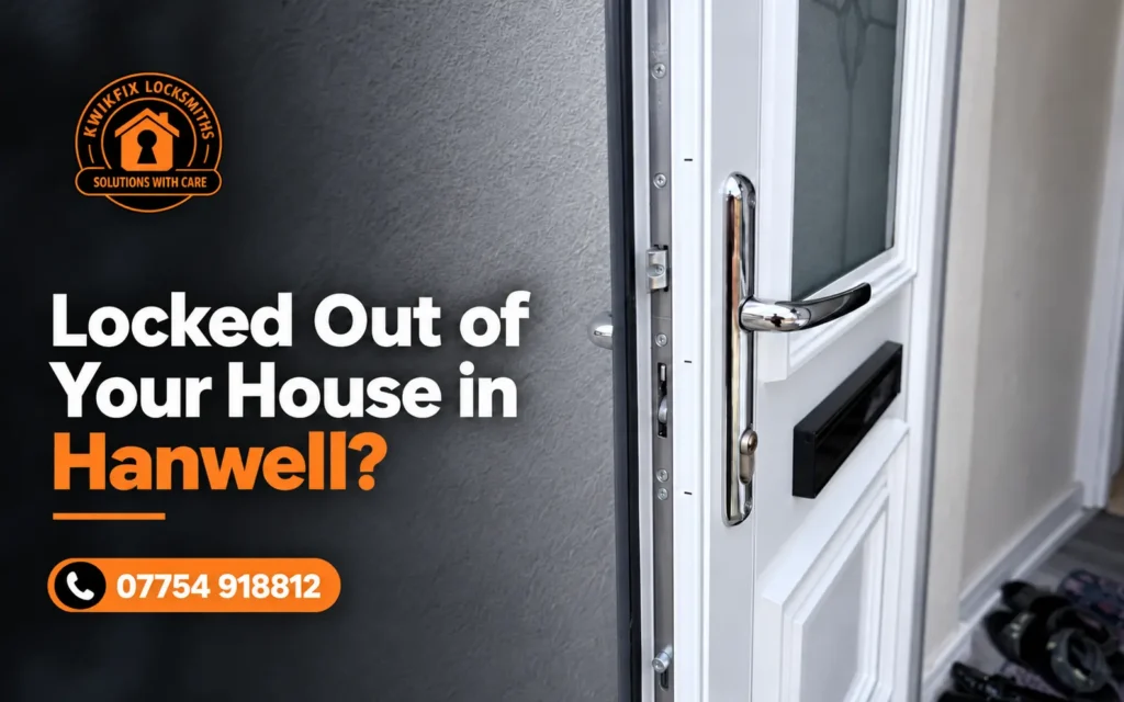 KwikFix Locksmiths house lockout assistance for a door in Hanwell